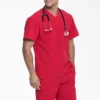 Camisa de trabajo de cuello en V para meter por dentro de los pantalones Eds Essentials para hombre Camisa de trabajo de cuello en V para meter por dentro de los pantalones Eds Essentials para hombre