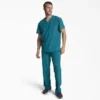 Camisa de trabajo de cuello en V para meter por dentro de los pantalones Eds Essentials para hombre Camisa de trabajo de cuello en V para meter por dentro de los pantalones Eds Essentials para hombre