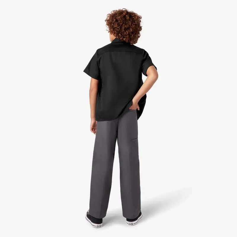 Camisa de trabajo de manga corta para niños Camisa de trabajo de manga corta para niños