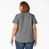 Camisa de trabajo de pantalón corto refrescante para mujer talla grande Camisa de trabajo de pantalón corto refrescante para mujer talla grande