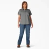 Camisa de trabajo de pantalón corto refrescante para mujer talla grande Camisa de trabajo de pantalón corto refrescante para mujer talla grande
