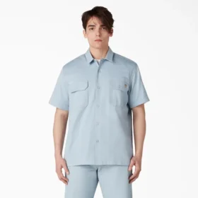 Camisa de trabajo lavada sostenible