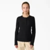Camisa Henley de cuello redondo para mujer