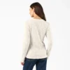 Camisa Henley de cuello redondo para mujer