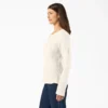 Camisa Henley de cuello redondo para mujer