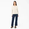 Camisa Henley de cuello redondo para mujer