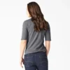 Camisa Henley de manga corta para mujer con pantalones cortos Camisa Henley de manga corta para mujer con pantalones cortos