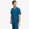 Camisa médica de cuello en V para hombre Balance Camisa médica de cuello en V para hombre Balance