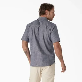 Camisas de chambray a rayas de manga corta Dickies 1922