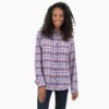 Camisas de franela a cuadros de manga larga para mujer Camisas de franela a cuadros de manga larga para mujer