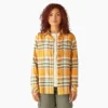 Camisas de franela a cuadros de manga larga para mujer Camisas de franela a cuadros de manga larga para mujer