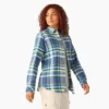 Camisas de franela a cuadros de manga larga para mujer Camisas de franela a cuadros de manga larga para mujer