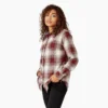 Camisas de franela a cuadros de manga larga para mujer Camisas de franela a cuadros de manga larga para mujer
