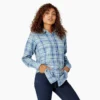 Camisas de franela a cuadros de manga larga para mujer Camisas de franela a cuadros de manga larga para mujer