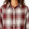 Camisas de franela a cuadros de manga larga para mujer Camisas de franela a cuadros de manga larga para mujer