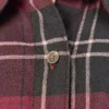 Camisas de franela a cuadros de manga larga para mujer