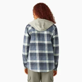Camisas de franela con capucha para mujer