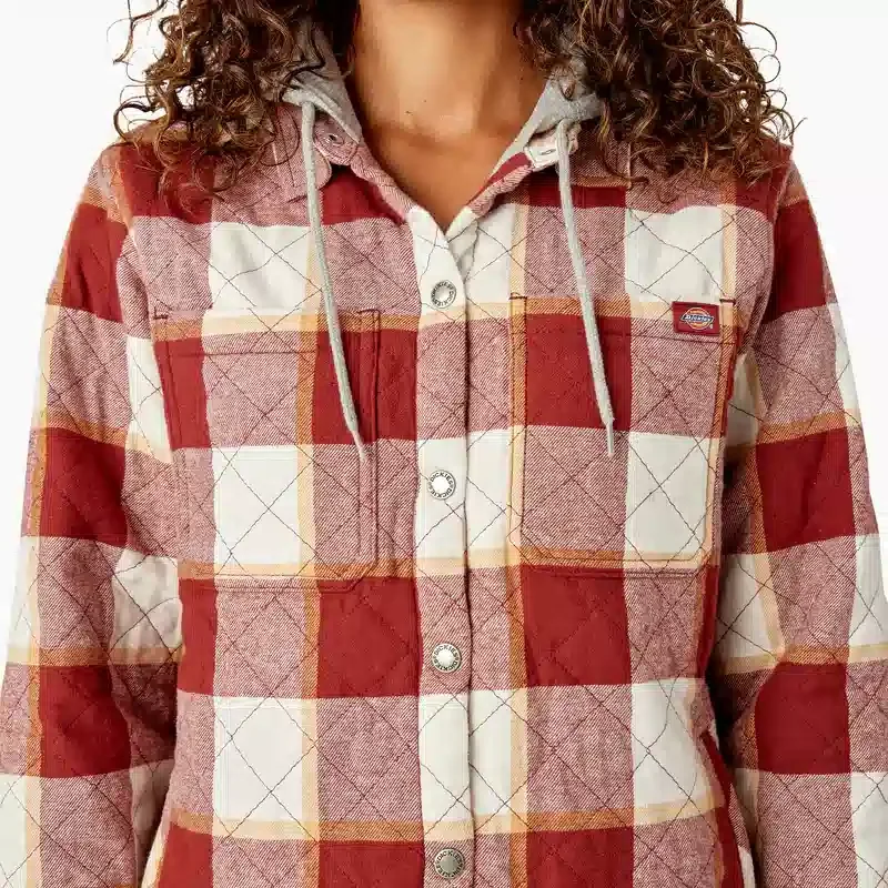 Camisas de franela con capucha para mujer Camisas de franela con capucha para mujer