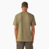Camisas de manga corta con bolsillo de tejido de punto de peso pesado jaspeado