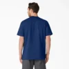 Camisas de manga corta con bolsillo de tejido de punto de peso pesado jaspeado