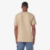 Camisas de manga corta con bolsillo de tejido de punto de peso pesado jaspeado