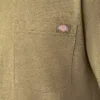 Camisas de manga corta con bolsillo de tejido de punto de peso pesado jaspeado