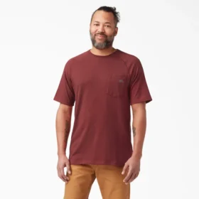 Camisas de manga corta con bolsillo refrescante
