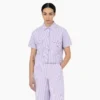 Camisas de trabajo cortas de rayas Hickory para mujer Camisas de trabajo cortas de rayas Hickory para mujer
