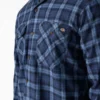 Camisas de trabajo de franela de manga larga