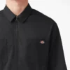 Camisas de trabajo de pantalones cortos con cremallera frontal y mezcla de materiales