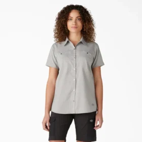 Camisas de trabajo de pantalones cortos refrescantes para mujer Camisas de trabajo de pantalones cortos refrescantes para mujer