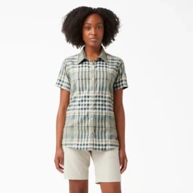 Camisas de trabajo de pantalones cortos refrescantes para mujer