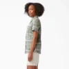 Camisas de trabajo de pantalones cortos refrescantes para mujer Camisas de trabajo de pantalones cortos refrescantes para mujer