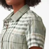 Camisas de trabajo de pantalones cortos refrescantes para mujer Camisas de trabajo de pantalones cortos refrescantes para mujer