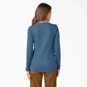 Camisas Henley de manga larga para mujer