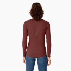 Camisas Henley de manga larga para mujer