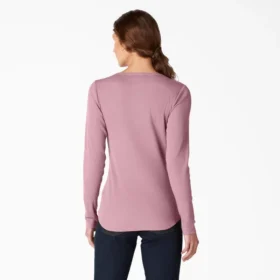 Camisas Henley de manga larga para mujer