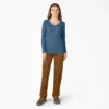 Camisas Henley de manga larga para mujer Camisas Henley de manga larga para mujer