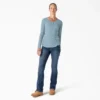 Camisas Henley de manga larga para mujer Camisas Henley de manga larga para mujer
