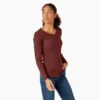Camisas Henley de manga larga para mujer Camisas Henley de manga larga para mujer
