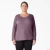Camisas Henley de manga larga para mujer tallas grandes Camisas Henley de manga larga para mujer tallas grandes
