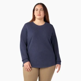 Camisas térmicas de manga larga para mujer talla grande