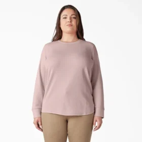 Camisas térmicas de manga larga para mujer talla grande