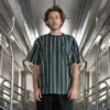 Camiseta a rayas de Jake Hayes Camiseta a rayas de Jake Hayes