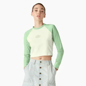 Camiseta corta de manga larga Sodaville para mujer