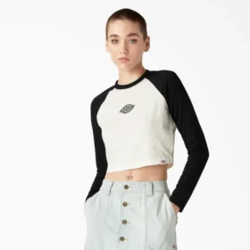 Camiseta corta de manga larga Sodaville para mujer