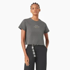 Camiseta corta Vintage Softail para mujer de Dickies X Harley-Davidson