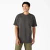 Camiseta de bolsillo de tejido grueso desgastada