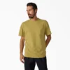 Camiseta de bolsillo de tejido grueso desgastada