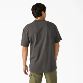 Camiseta de bolsillo de tejido grueso desgastada